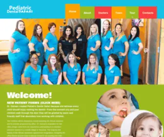 Pdsafari.com(Pediatric Dental Safari) Screenshot