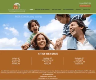 Pdsaz.com(Arizona HOA Community Management) Screenshot