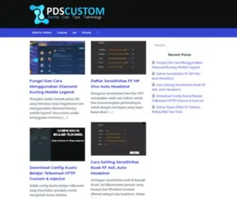 PDscustom.com(Berita Dan Tips Teknologi) Screenshot
