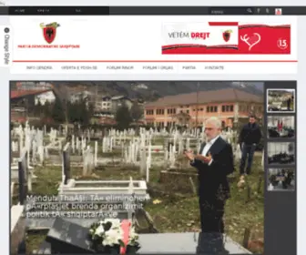 PDSH.info(Partia Demokratike Shqiptare) Screenshot