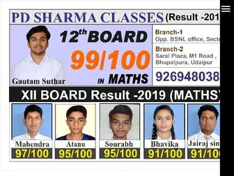 PDsharmaclasses.com(Best coaching institute in the field of IIT JEE with best results. PD SHARMA Classes) Screenshot