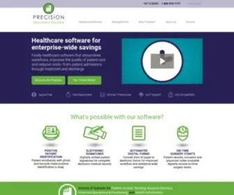 PDsnow.com(Hospital-Wide Savings with Precision Document Solutions) Screenshot