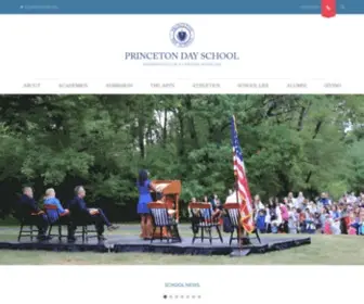 PDS.org(Princeton Day School) Screenshot