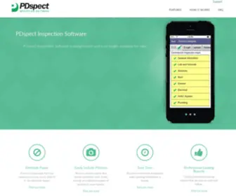 PDspect.com(PDspect Inspection Software) Screenshot