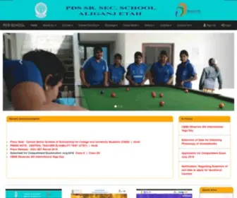 PDsseniorsecondaryschool.com(PDS SR) Screenshot