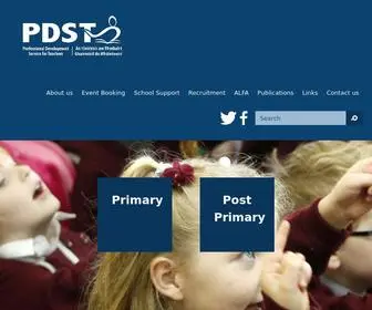 PDST.ie(Professional Development Service for Teachers) Screenshot