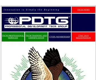 PDTG.ca(Professional Development TSCM Group) Screenshot