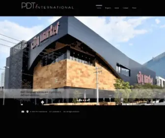 Pdtintl.com(Retail Interior Design) Screenshot