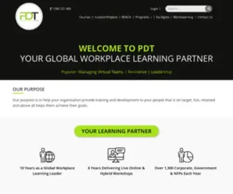 PDtraining.com.au(Professional Development Training delivered by Professional Development Trainers) Screenshot