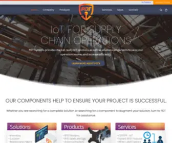 PDTSYstems.com(IoT for Supply Chain Operations) Screenshot