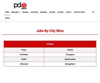 PDTvjobs.com(Pdtv Jobs) Screenshot