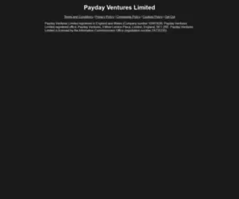 PDvterms.co.uk(Payday Ventures Limited) Screenshot