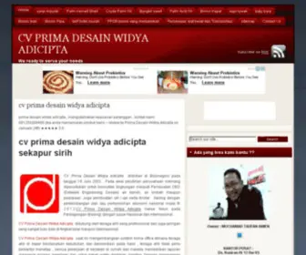 Pdwac.com(Cv prima desain widya adicipta) Screenshot