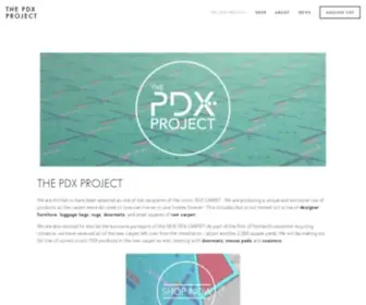 PDxcarpet.com(The PDX Project) Screenshot