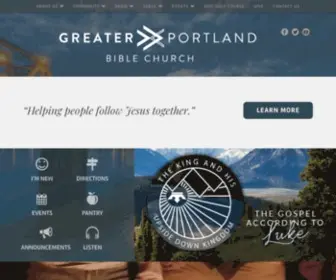 PDXchurch.org(Greater Portland Bible Church) Screenshot