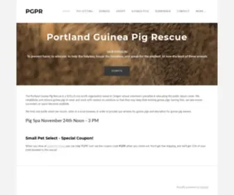 PDxguineapigs.org(PGPR) Screenshot