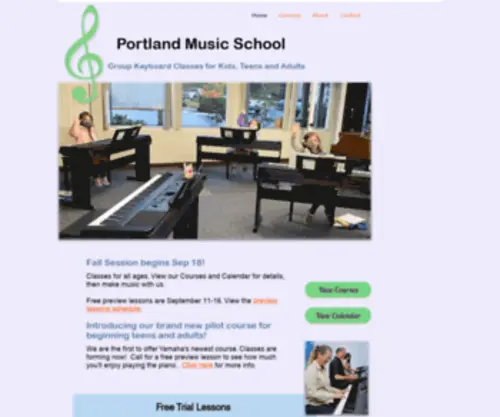 PDxmusicschool.com(PDX Music School) Screenshot