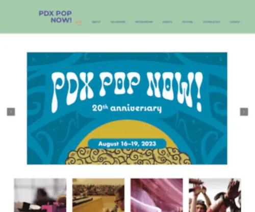 PDxpopnow.com(PDX POP NOW) Screenshot