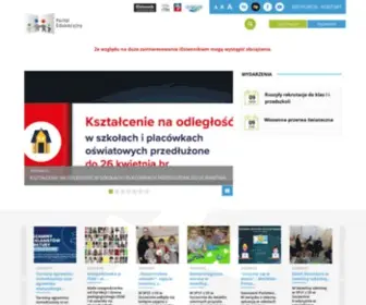 PE.szczecin.pl(Portal edukacyjny województwa zachodniopomorskiego) Screenshot