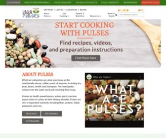 Pea-Lentil.com(USA Pulses) Screenshot