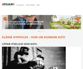Peabkoti.fi(Uudet asunnot hyvill) Screenshot
