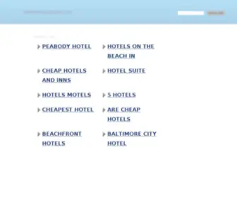 Peabodycourthotel.com(Baltimore hotels) Screenshot