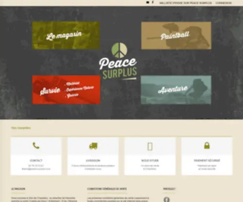 Peace-Surplus.com(Peace Surplus) Screenshot