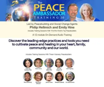 Peaceambassadortraining.com(With Philip Hellmich) Screenshot