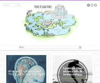 Peaceandgoodvibes.com(Peace & Good Vibes) Screenshot