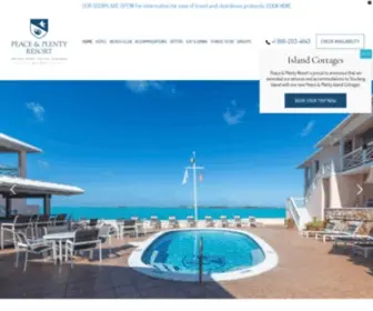 Peaceandplenty.com(Exuma Hotel) Screenshot