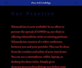 Peacearchcardiology.com(Peace Arch Cardiology) Screenshot