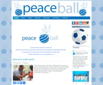 Peaceballproject.com(Peace Ball Project) Screenshot
