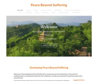 Peacebeyondsuffering.org(Peace Beyond Suffering) Screenshot