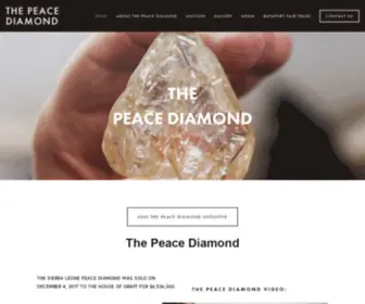 Peacediamond.com(Peace Diamond Peace Diamond) Screenshot