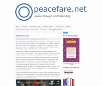 Peacefare.net(Peace through understanding) Screenshot