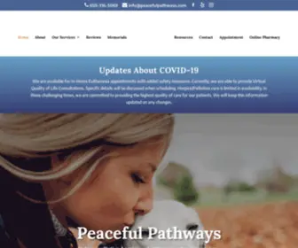 Peacefulpathways.com(Peaceful Pathways) Screenshot