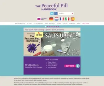 Peacefulpillhandbook.com(The Peaceful Pill Handbook series) Screenshot