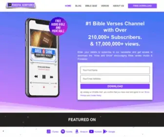 Peacefulscriptures.com(❤️"Peaceful Scriptures") Screenshot