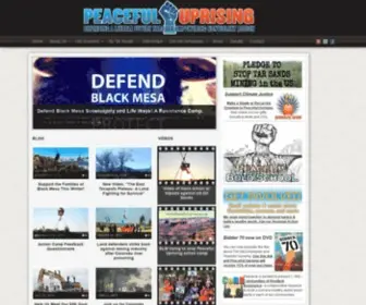 Peacefuluprising.org(Peaceful Uprising) Screenshot