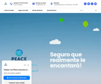 Peaceia.com(Servicio en Español) Screenshot