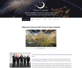 Peaceinspace.com(Peace In Space) Screenshot