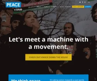 Peaceisloud.org(Peace is Loud) Screenshot