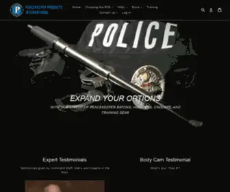 Peacekeeperproducts.com(Peacekeeper Products International) Screenshot