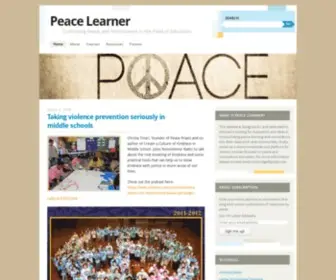 Peacelearner.org(Peace Learner) Screenshot