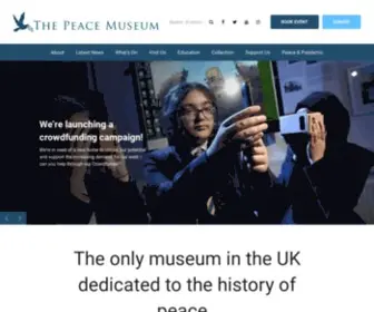 Peacemuseum.org.uk(The Peace Museum The Peace Museum) Screenshot