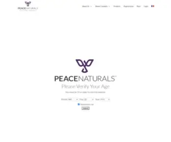 Peacenaturals.com(The Peace Naturals Project) Screenshot