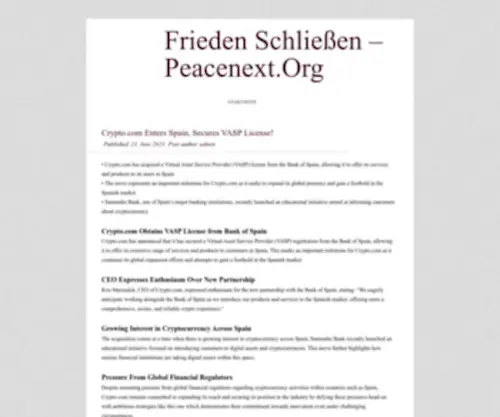 Peacenext.org(Peacenext) Screenshot