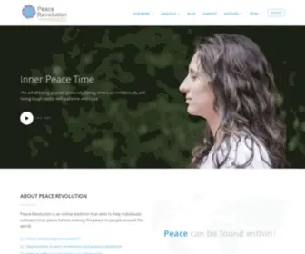Peacerevolution.net(World Peace Initiative en) Screenshot