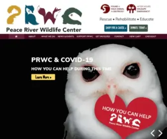 Peaceriverwildlifecenter.com(Wildlife Rescue Rehabilitation Education) Screenshot