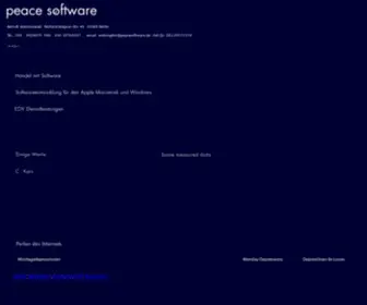 Peacesoftware.de(Peace software) Screenshot
